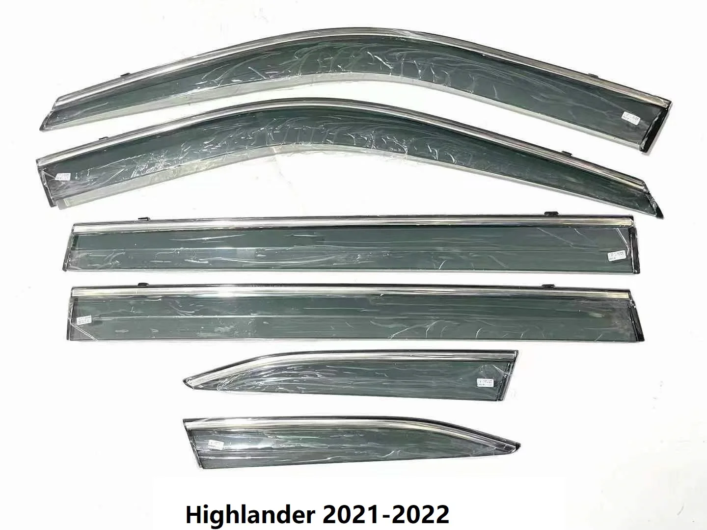 Car Window Visor For Toyota New HIGHLANDER 2021-2023 Injection Wind Deflectors Vent Visor Car Accessories