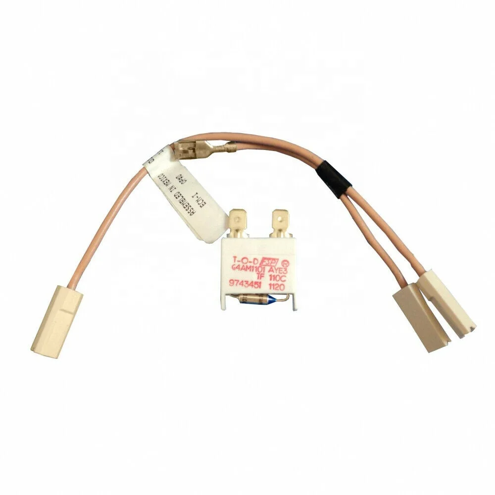 Kitchen Dishwasher Parts 675796 Dishwasher Thermal Fuse Link Kit compatible with 679704 9743157 AP3115175