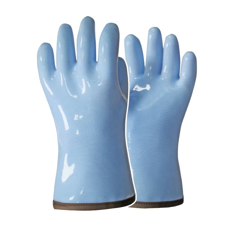 Extra Long Multi Purpose Heat & Cold Resistant Liquid Silicone Gloves For Slicing Shredding Meat And Washing Dishes