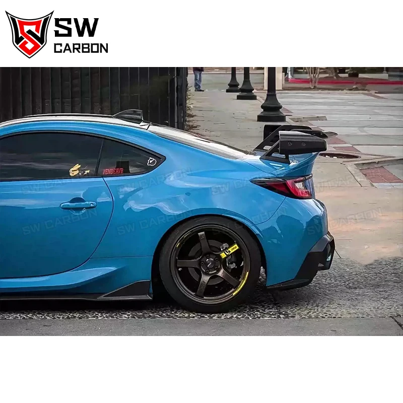 New Carbon Fiber A-D Style Swan Neck Wing For Toyota GR86 86 ZD8 ZN8 BRZ Aerodynamic Performance Kit Spoiler Rear Wing