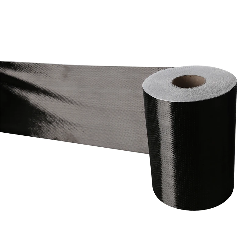SHB-A501 carbon fiber cloth 12k 200g black woven fiber cloth industrial carbon fiber building reinforcement fabric