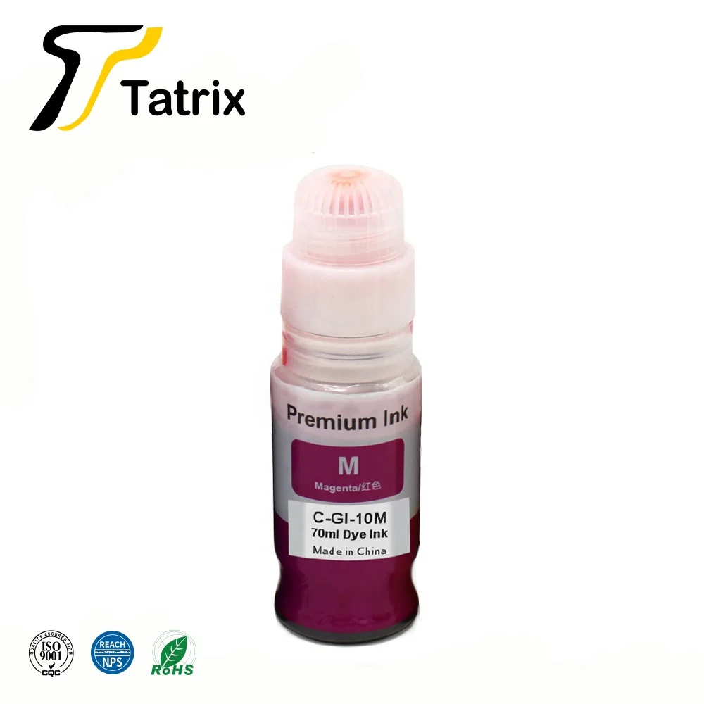 Tatrix GI-10 GI10 совместимые чернила на водной основе для массовых грузов бутылка пополнения чернил Canon PIXMA G6010 tinta para impressora чернилами