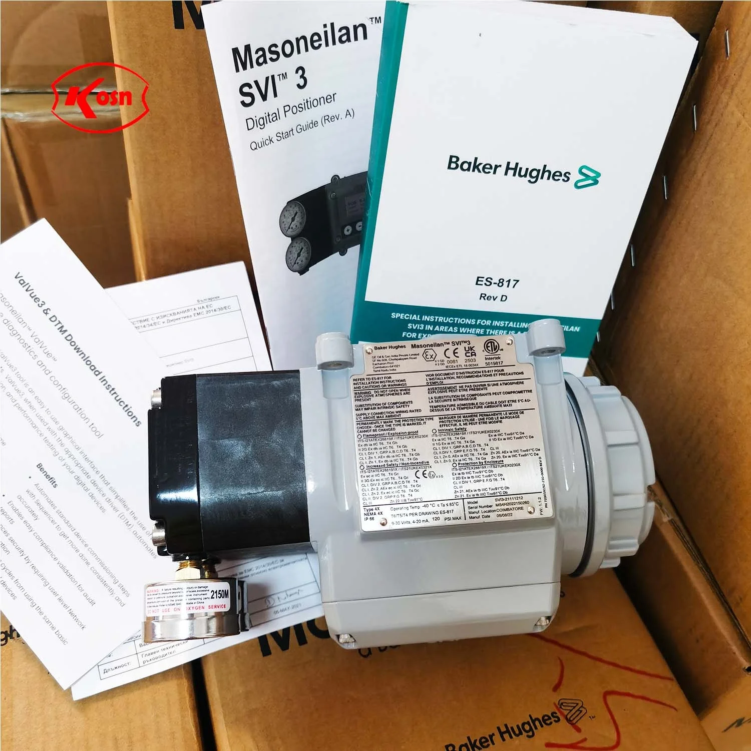 Large in stock!!! Masoneilan SVI3 Replace SVI2 Cost-effectiv pneumatic control valve positioner SVI2 SVI1000
