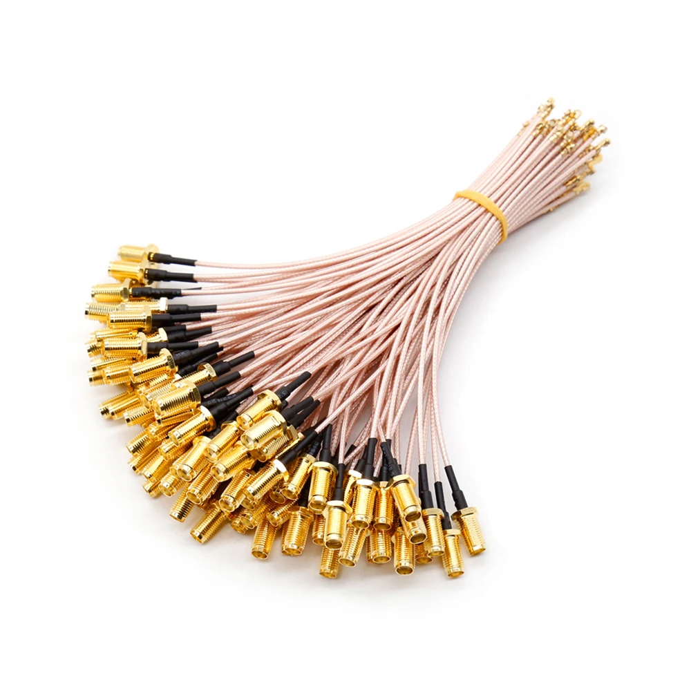 Factory Hot Sale Ipex 178 To Sma Female Inner Hole Sma To Ipex Adapter Wire Wifi / Gsm / 3g / Gps / 4g Antenna Connecting Wire