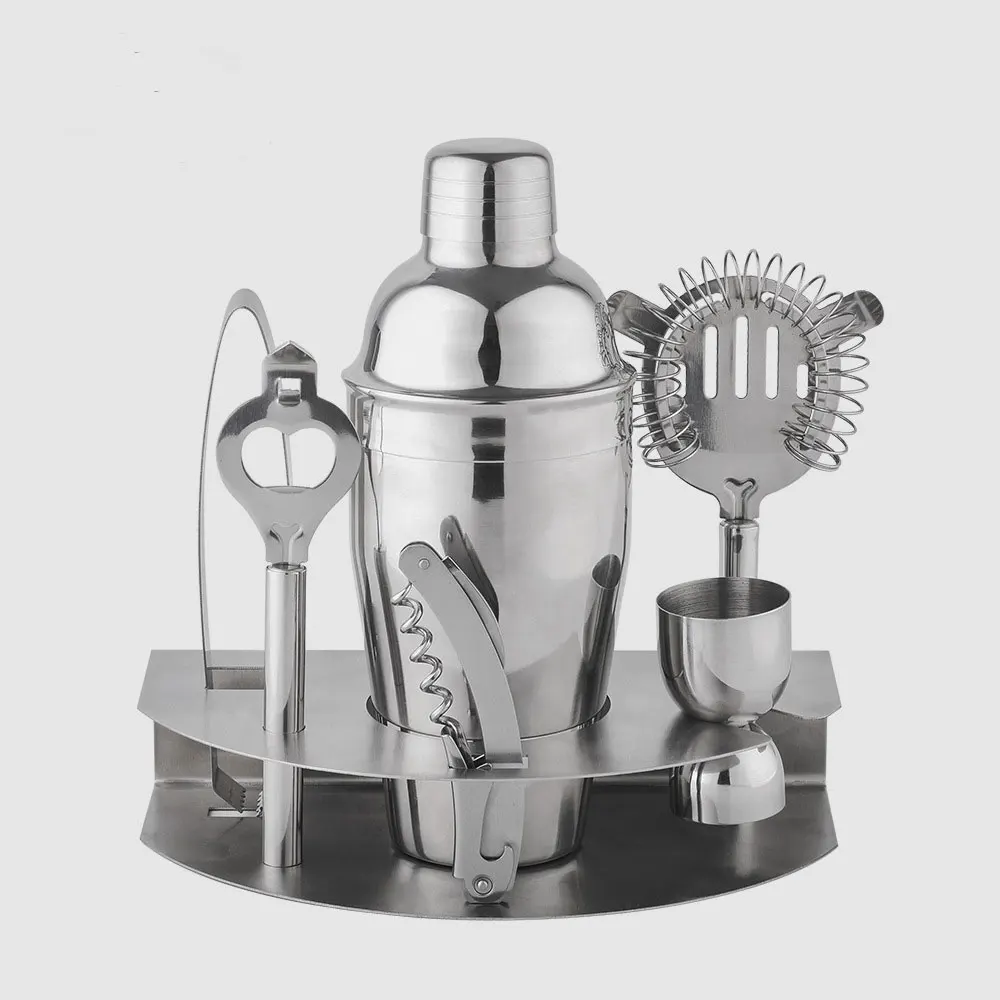 Cocktail Shaker Kit - Bar Tools - Stainless steel Cocktail Shaker Kit bartender kit includes all bar accessories, cocktail