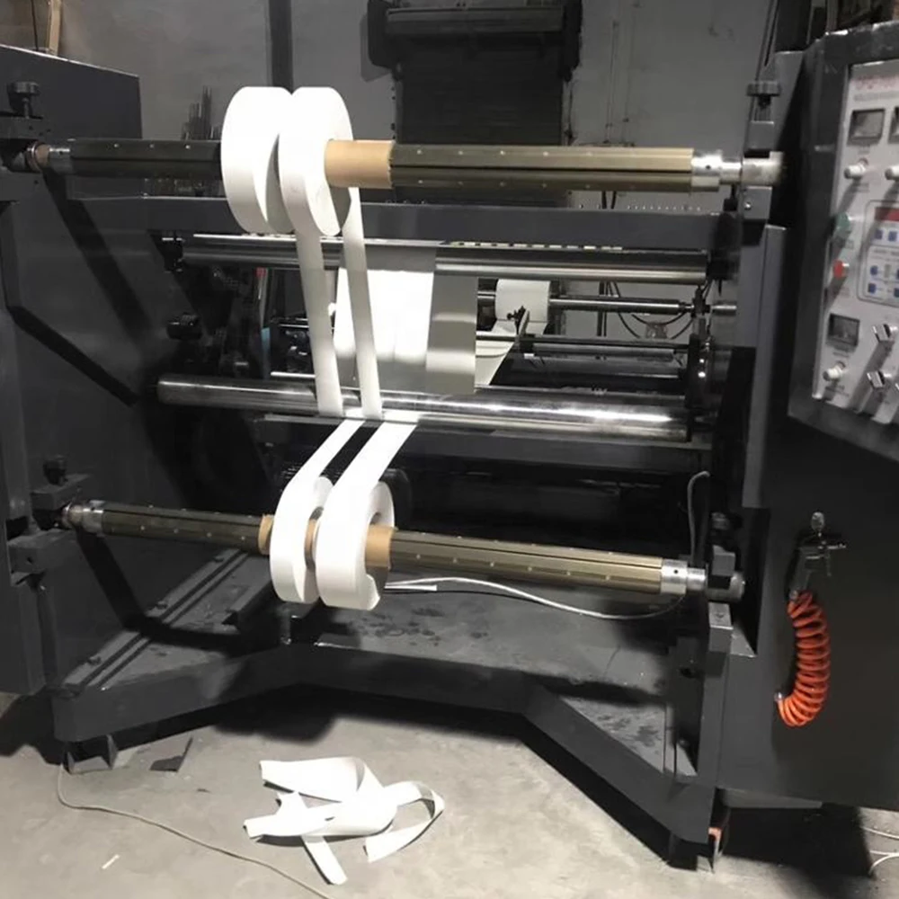 Non woven fabric/film jumbo roll slitting rewinding machine