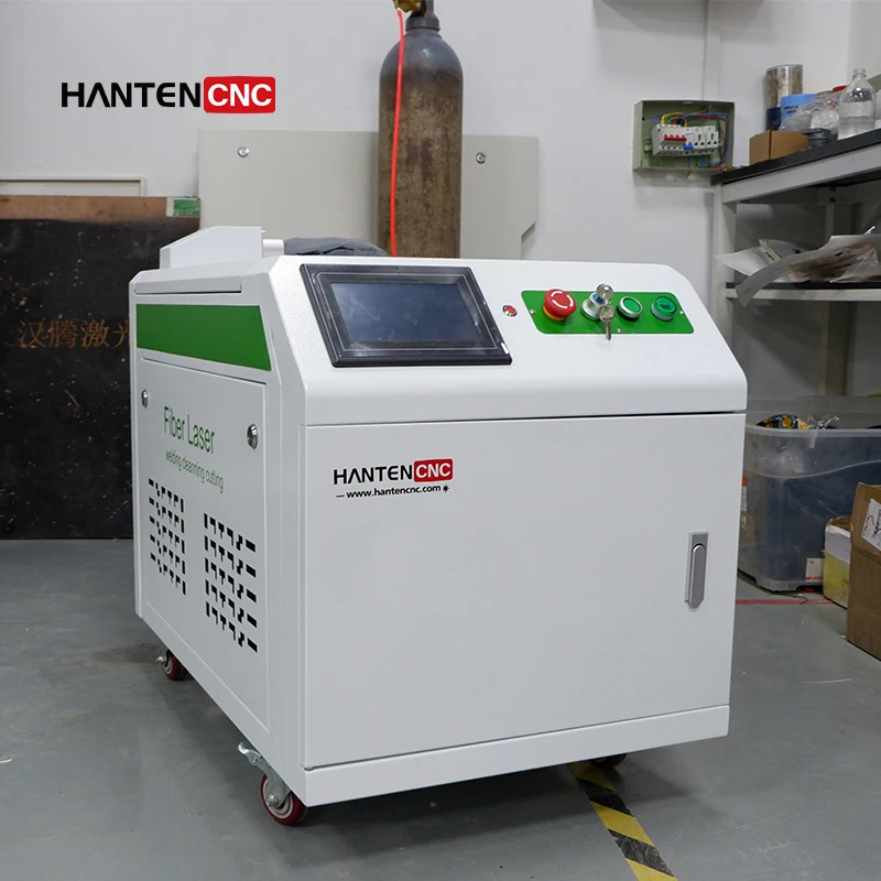 Mobile Laser Cleaning Machine Equipped With Touch Screen Laser Cleaner 300W Pulse Laser Rust Removal