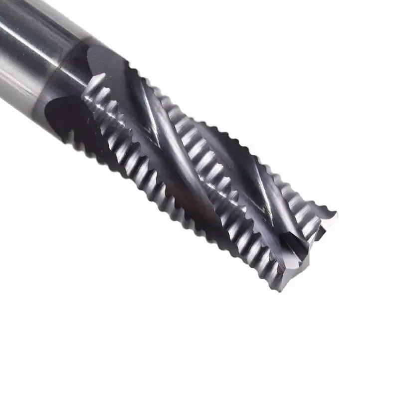 HRC 45/50/55/60/65 4 Flute End Mill For Steel CNC Carbide Coating Square Milling Cutter 1/2/3/4/5/6/7/8/10/12mm Roughing EndMill
