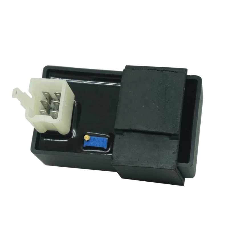 HDMP Motorcycle Spare Parts And Accessories 45km / H Speed Limit 6 Pin Motorcycle Ignition Igniter Kit Cdi Unit