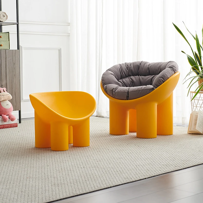 Customized fashion type living room velvet white OEM rotomolding plastic chair