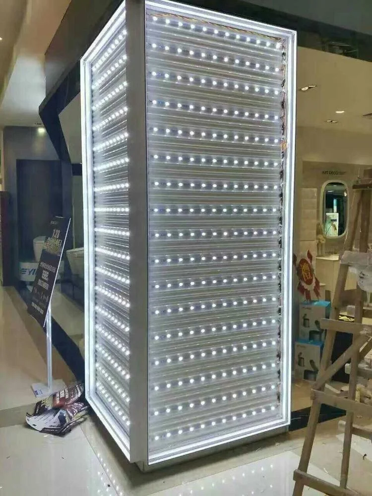 ZHIHAI pvc stretch ceiling decoration bright lightbox backlit warm cold white led strip light