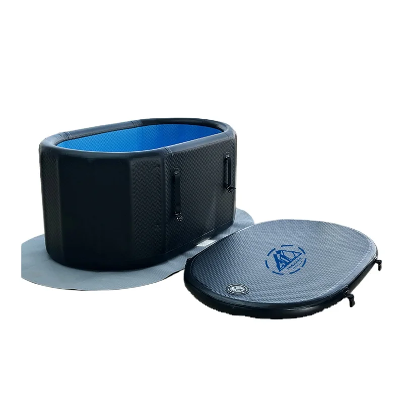 TOSHARE OEM ODM Portable Inflatable Folding Adult Ice Bath Tub Recovery Cold Plunge Chiller Inflatable Ice Bath Ice Bath