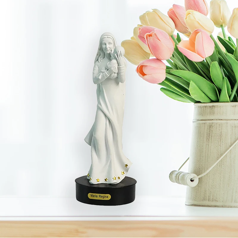  High quality famous religious Virgin Mary statue resin Mother and Baby Jesus statues