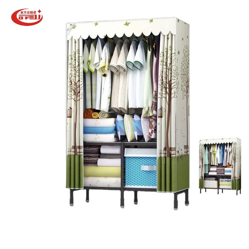 
2 door multicolor kids wardrobe closet Azure Blue cupboard wardrobe for bedroom living room 