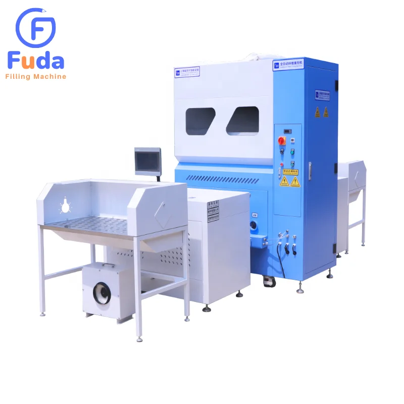 Fuda 412D-t High-Reliability Small Volume Digital Weight Goose Down Filling Machine For Hyper-Warm Down Pants