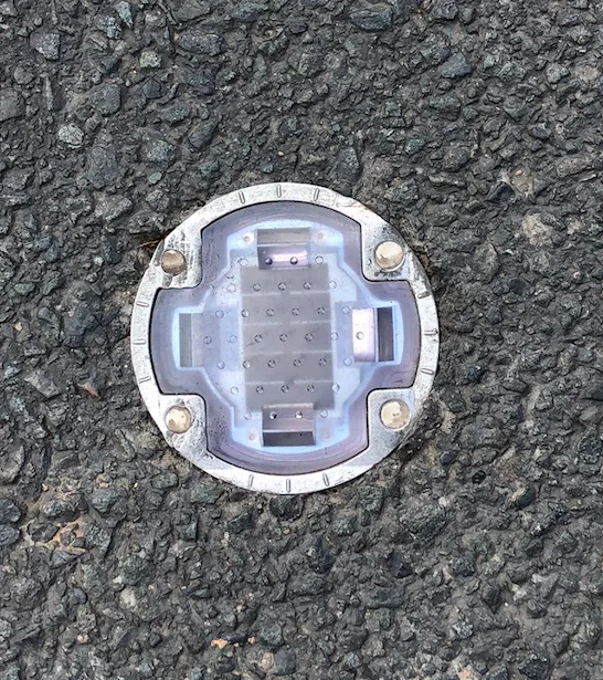  4 side 360 degree led pavement marker aluminum cat eye highway steady round embedded blinking solar road stud