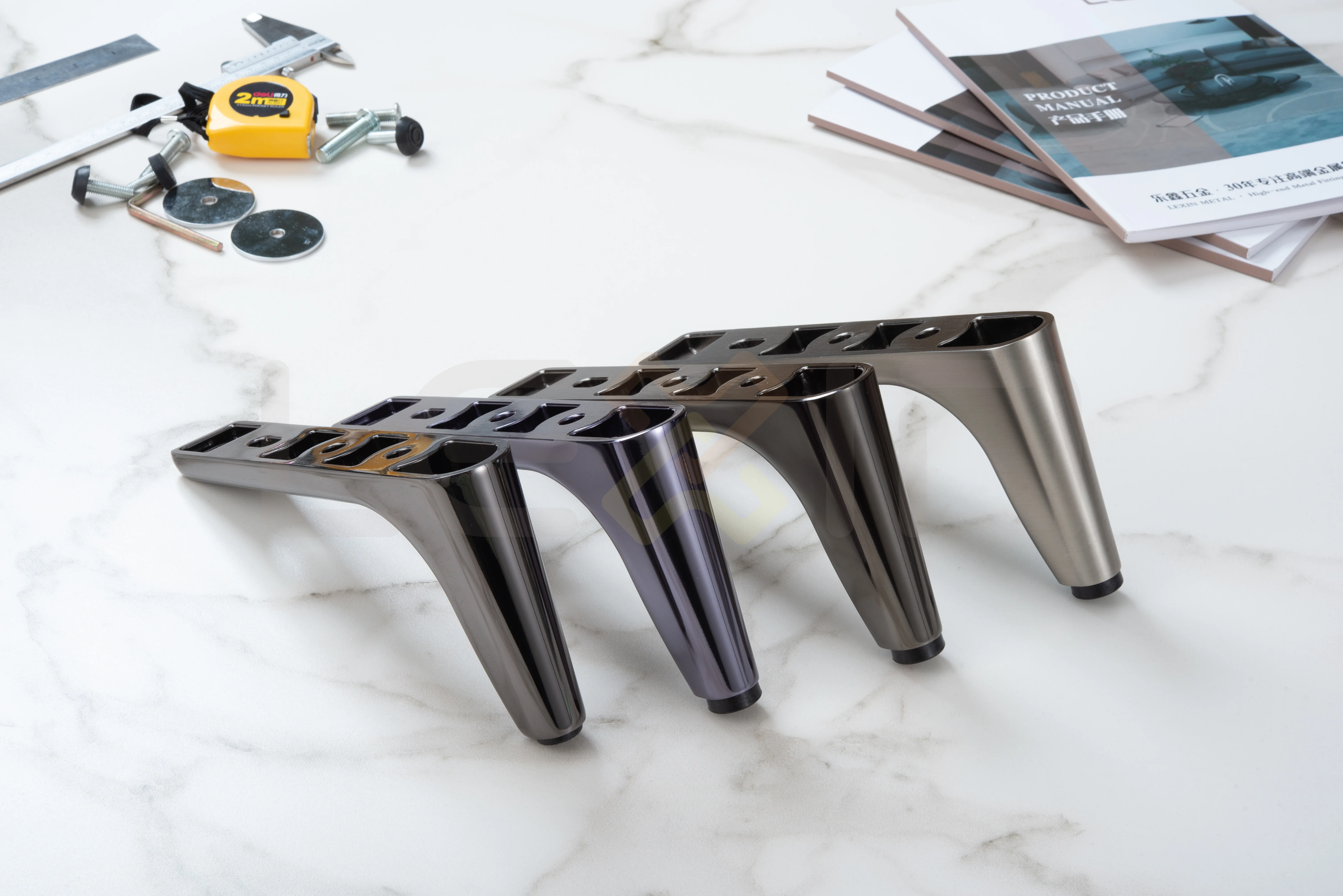 Electroplated Sofa legs Modern furniture hardware metal support leg bathroom TV cabinet feet