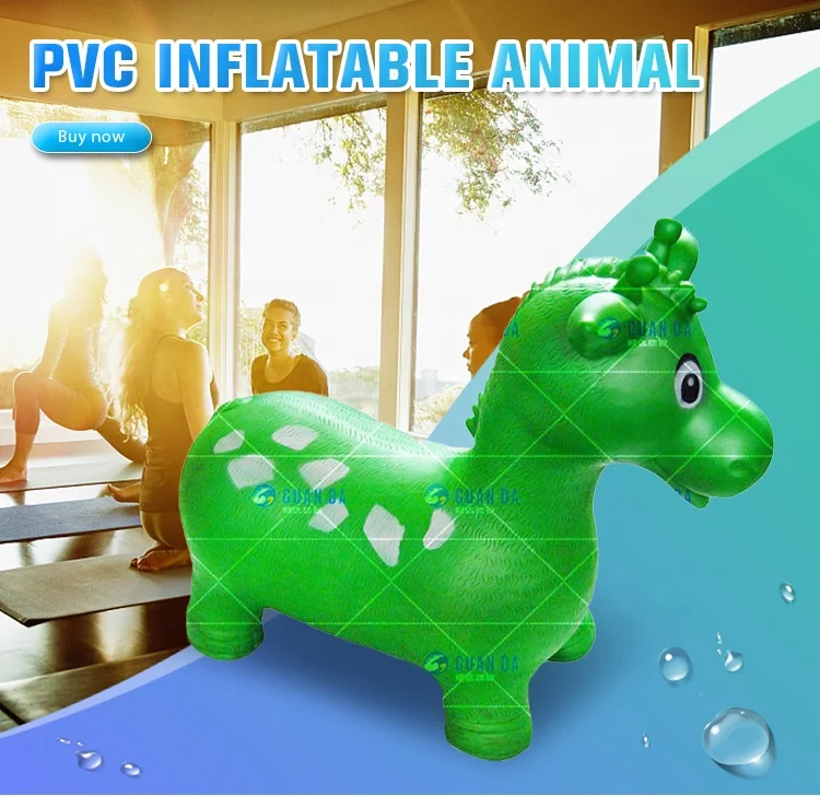 Wholesale Pvc Hot Sale Bouncing Horse Inflatable Toy Animal And Jumping Animal