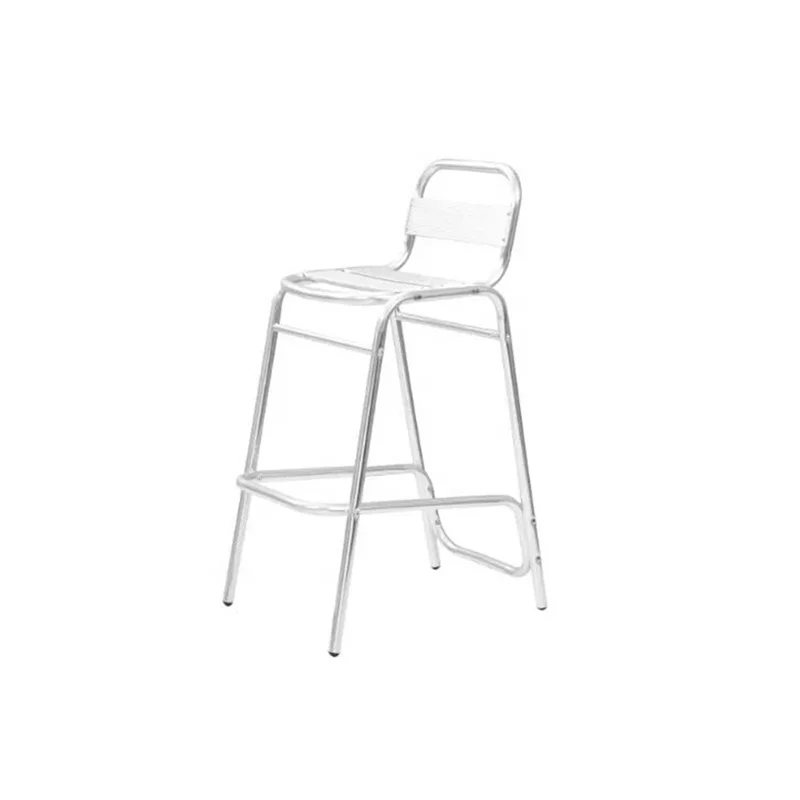 
Industrial Bar Chair Restaurant Chairs Aluminium High Bar Stool 