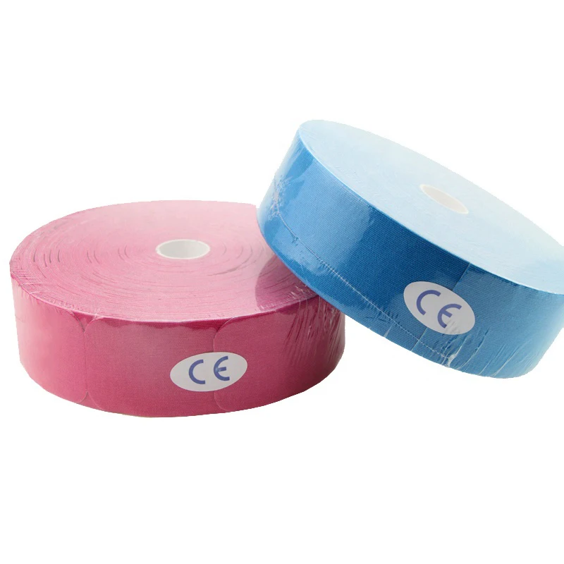 Wholesale Custom Printed 5cmx5m Multicolor Sports Kinesiology Tape Waterproof Muscle Athletic Tape