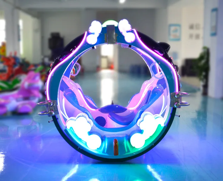 Парк аттракционов едет 360 градусов прокатки Электрический лесинг качели под морем ходьбы автомобиля счастливый автомобиль для продажи