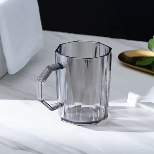 Nordic simple rinse cup clear plastic toothbrush cup for household cleaning couples toothbrush cup
