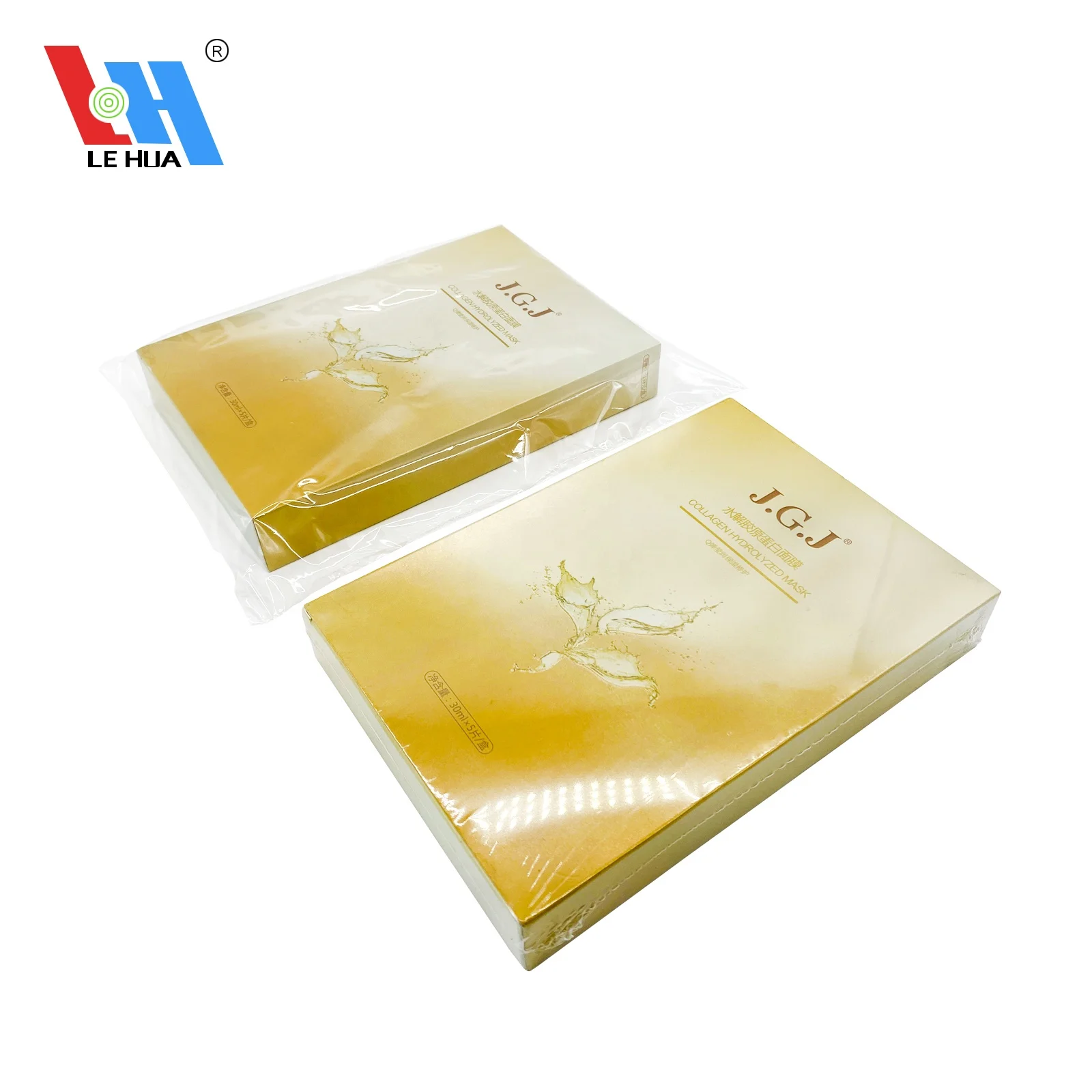 Custom PVC/POF/PET Shrinkable Bag for Facial Mask Box Clear Heat Shrink Wrap Shrink Film Wrap Prevent Facial Mask Box form dusty
