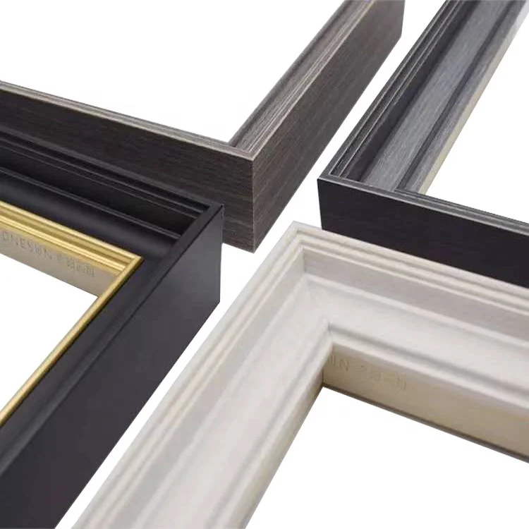 
Environmentally Friendly Material Framing Plastic Picture Frame Moulding 