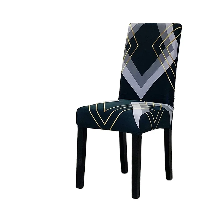 New Chair Cover Spandex Stretch Elastic Slipcovers Chair Covers For Kitchen Dining Wedding Banquet Hotel