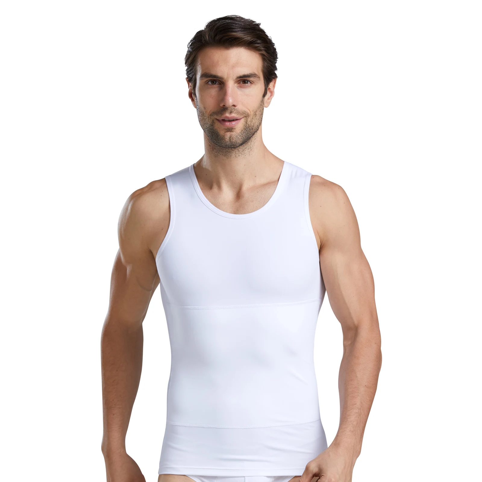 ZEROBODYS 012 Custom Made 260g Free Cut Tummy Control Underwear Men Slimming Compression Shirts Shapewear