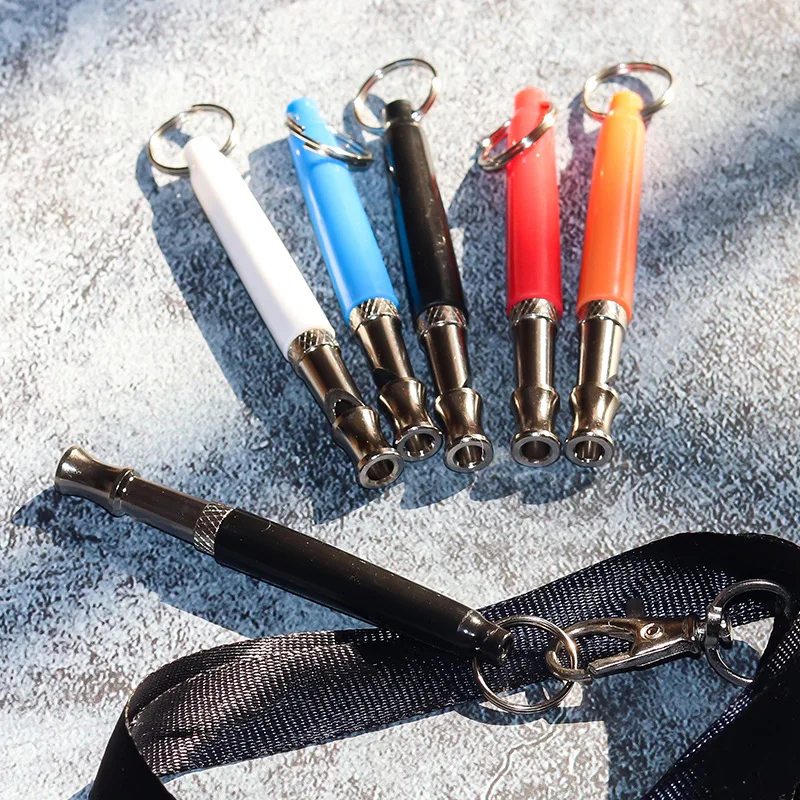 Professional Adjustable Stainless Steel Ultrasonic Pet Dog Training Whistle for Dog Daily Training