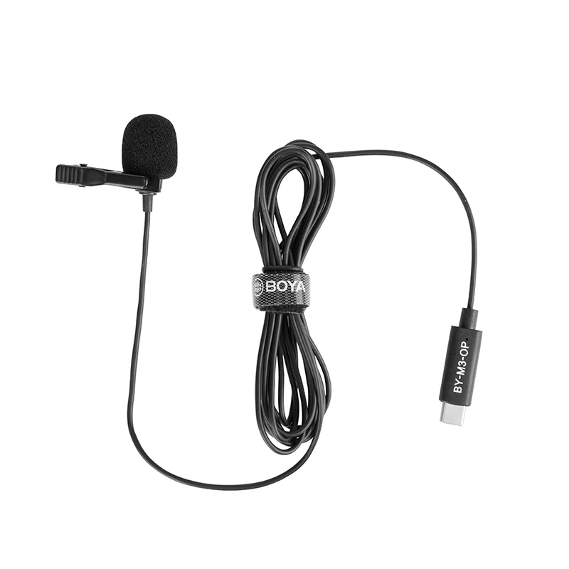  Петличный микрофон 2 м для карманного интерфейса DJI OSMO USB Type-C легкое и портативное записывающее радио