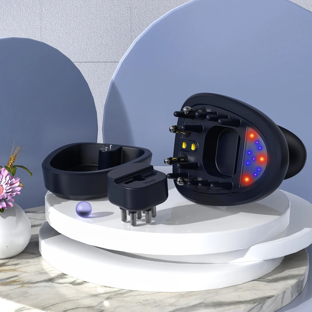 Best selling products electric scalp massager ems scalp massager brush for hair growth head massage machine