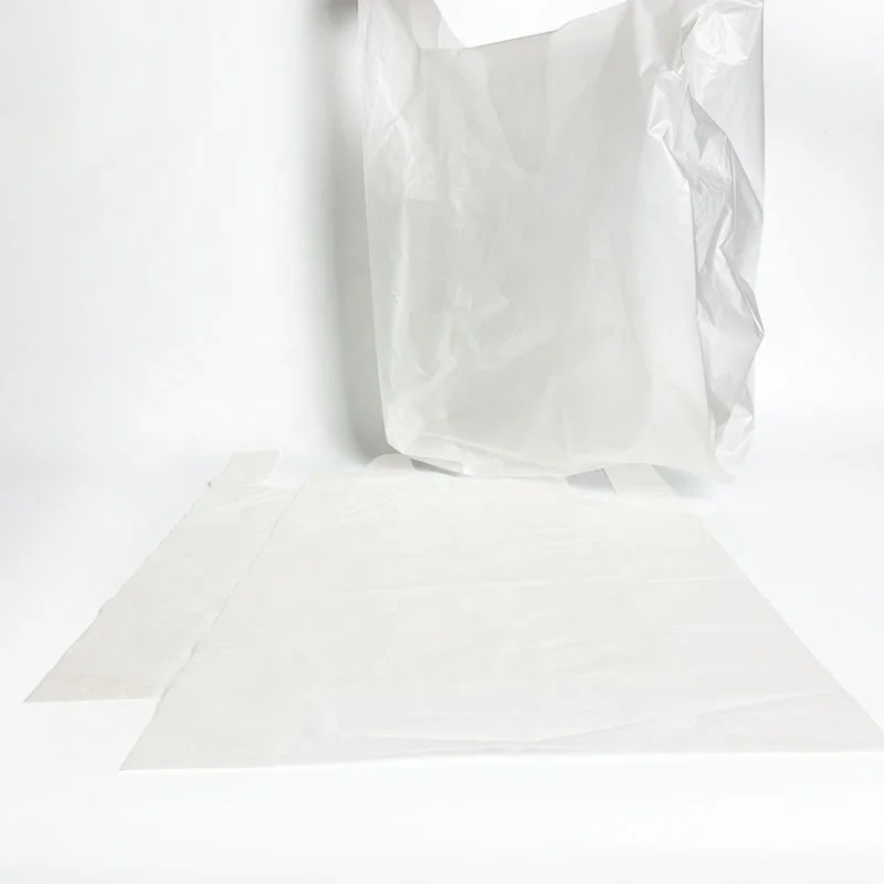 Eco Friendly bio degradable compostable shopping tshirt bags biodegradable plastic plant based material PLA garbage