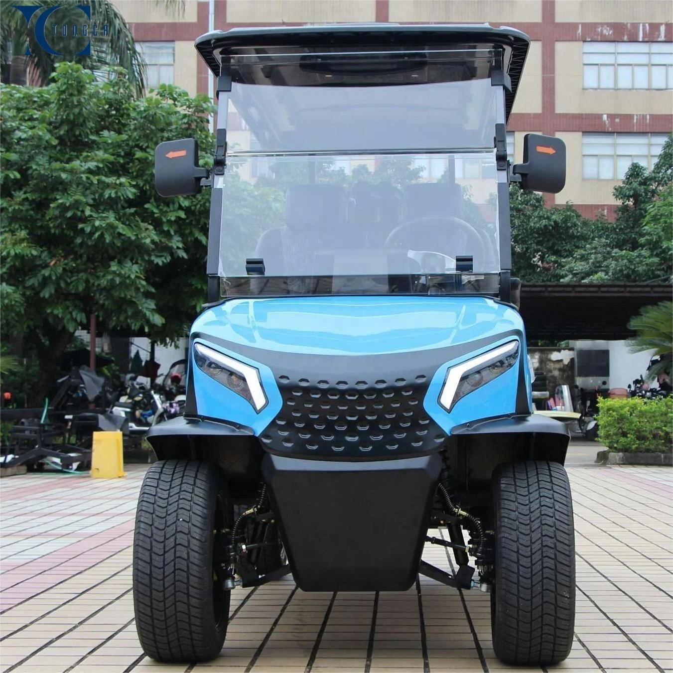 Tong Cai  New Electric With Front Disc Rear Drum 4Seats Golf Cart 2 4 6 Seater Electric Golf Cart72v Lifted Golf Buggy