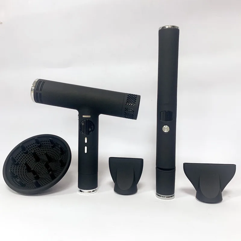 OEM Portable T-Shape Smart Hair Dryer Private Label High Speed Professional Ionic Brushless Motor Hair Dryer