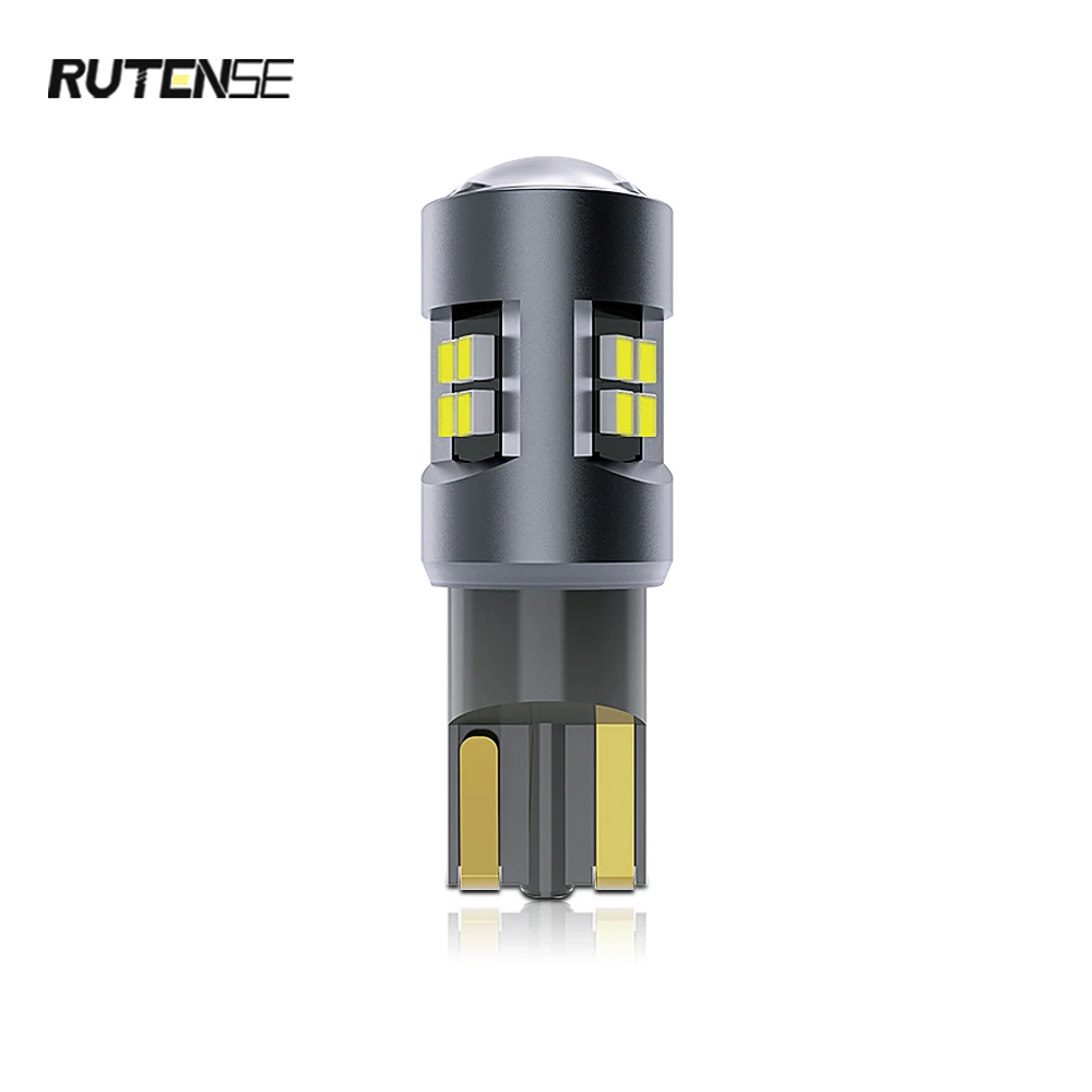 RUTENSE Super bright waterproof 12v T10 small led car bulb 16 SMD W5W car Interior truck led Light