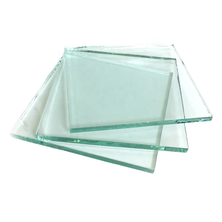 Factory direct sale custom size and thickness clear float glass sheets for door and window