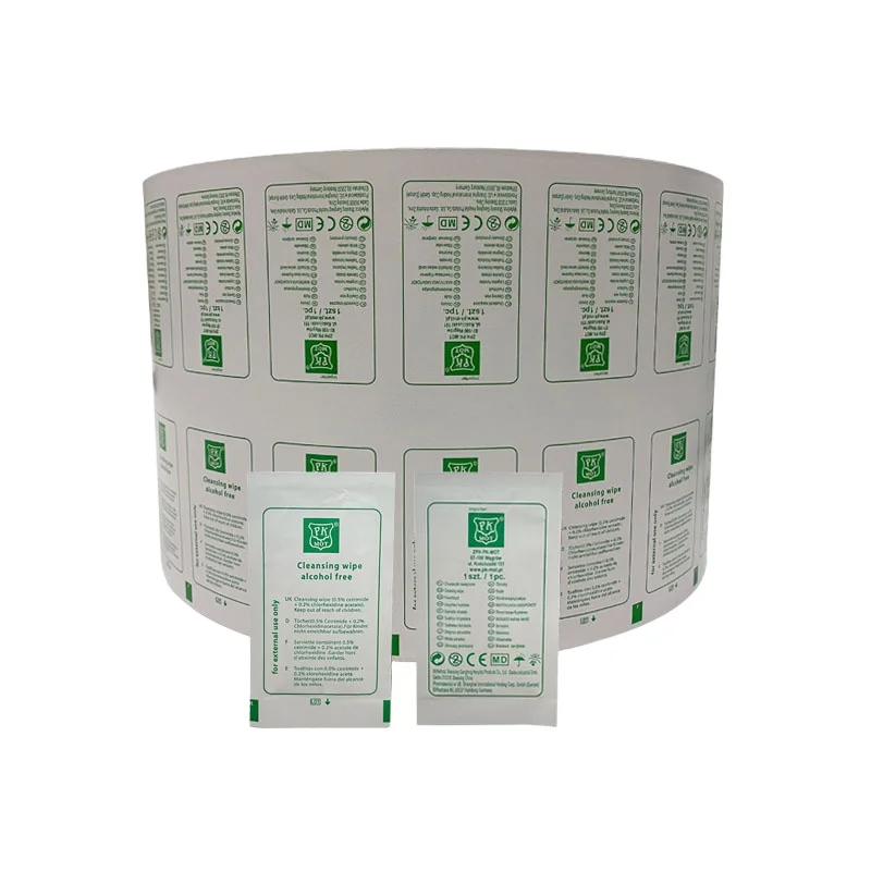 Cleaning Products Packaging Aluminum Foil Composite Paper for Sterile Alcohol Prep Pad/Clean Swab