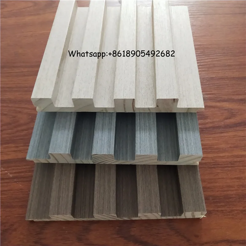 Decorative TV  wood wall panels Wooden Wall Slats  pvc wall panel marble interior decoration
