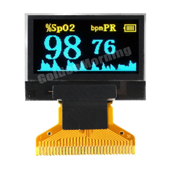 GME12864-03/желтый/синий/SSD1306 30 контактов небольшого размера 0,96 дюймов OLED 128x64
