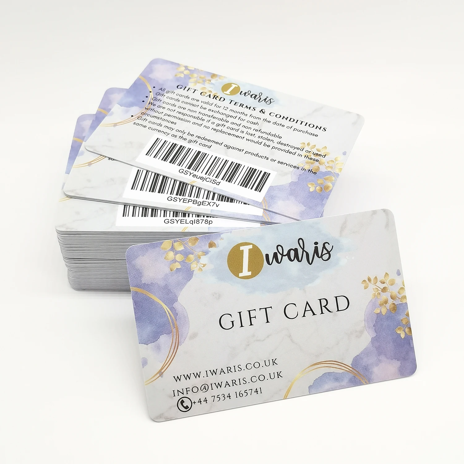 Custom Design Printing Plastic Promo Gift Card