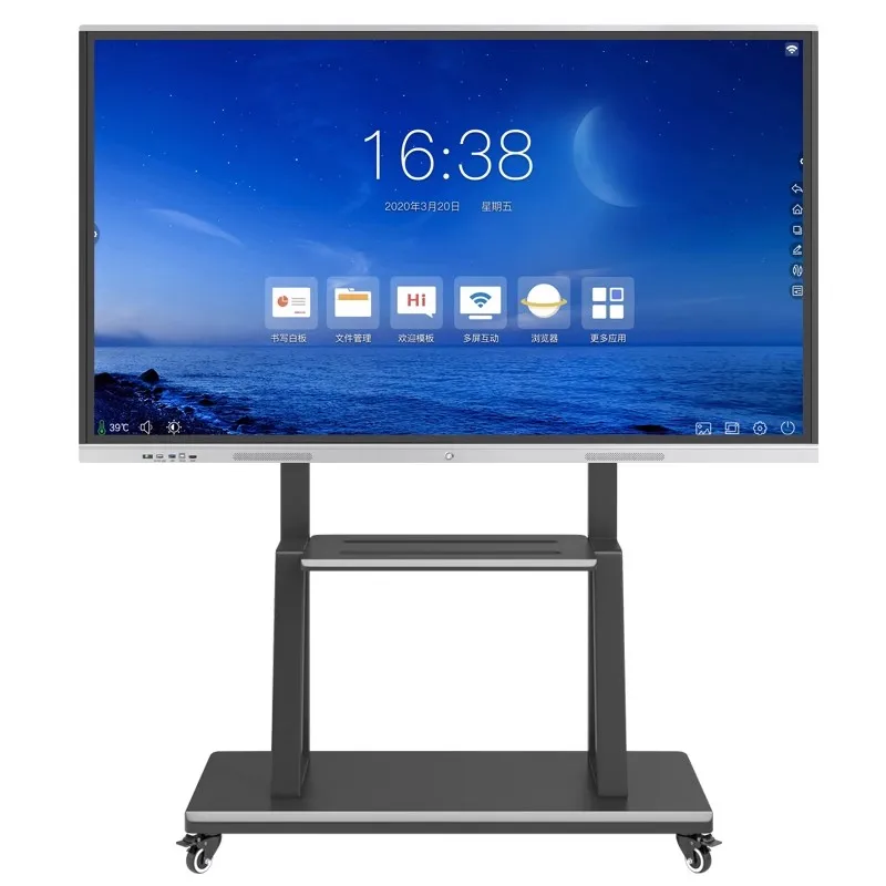 86 Inch Ultra HD 4K LED Interactive Touch Screen Monitor LCD Smart Board TV With PC All In One