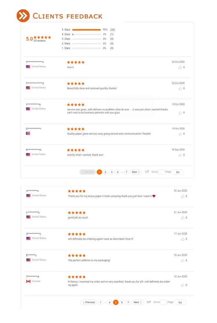  High Quality Packaging Black Logo Printing 17g White Shoes Tissue Paper