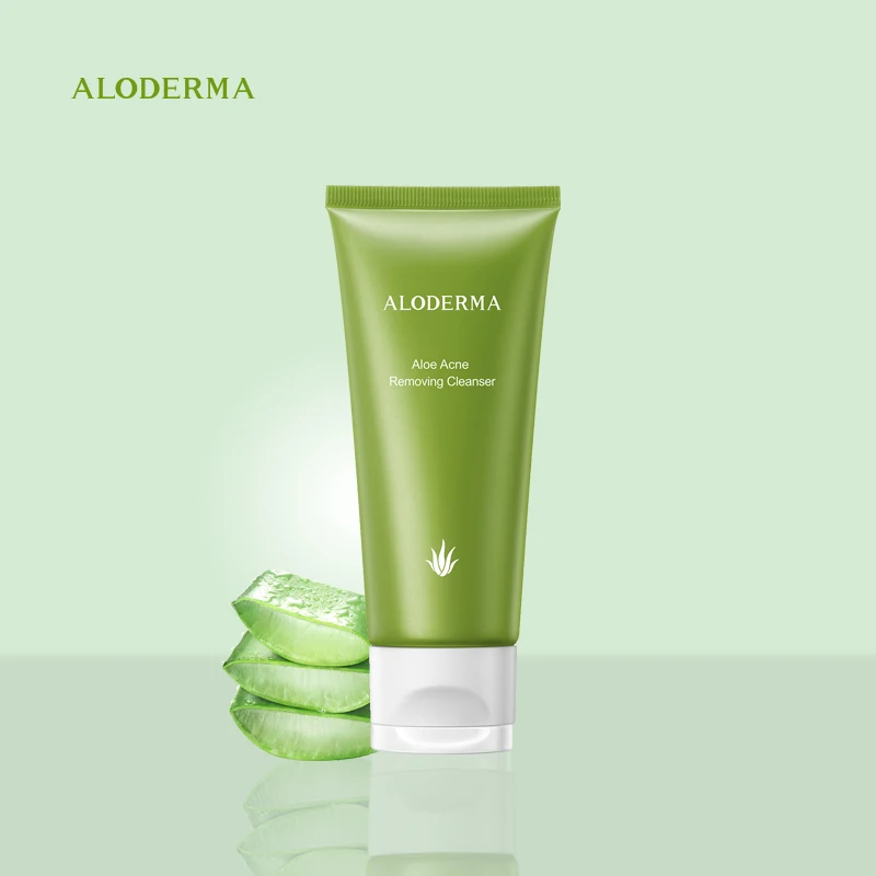 US HOT SELL FACE WASH ALODERMA Face Wash Anti Acne Treatment Deep Cleansing Moisturizing Hydrating Oil Control Facial Cleanser