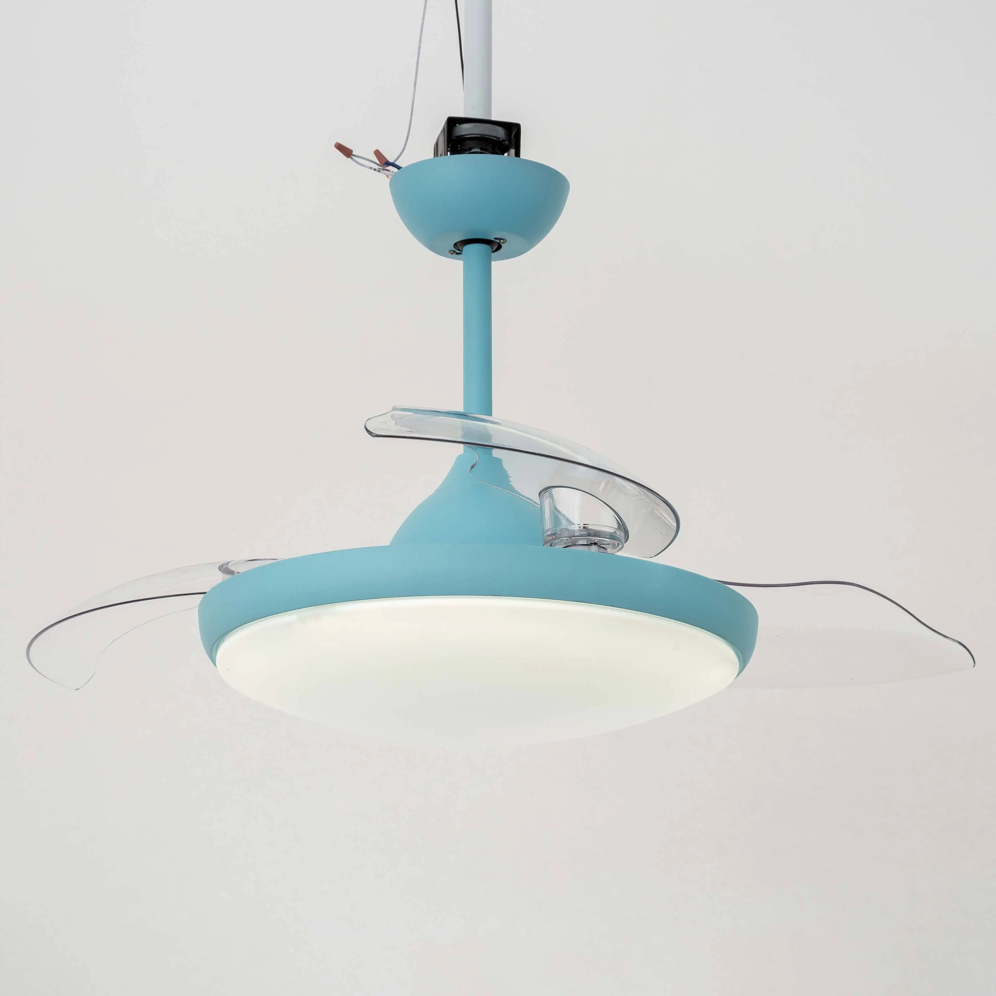 Home Appliance Decorative Ceiling Fans Hidden Blades Ceiling Fan LED Lamp