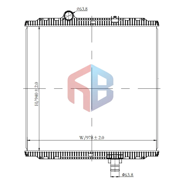 OEM F3161011121110/F3161011121120 /F3161011121340/F3161011122110 Truck radiator for PETERBILT  truck radiator manufacturer
