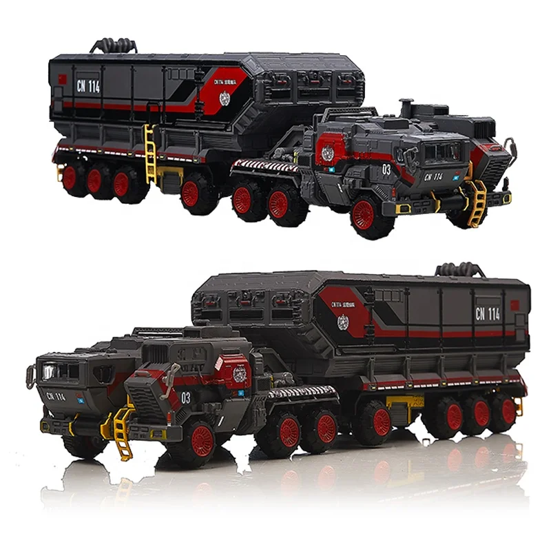 1/144 Van Transport Truck Cargo Truck Model Mini Die-cast toy vehicles Heavy Engineering Car