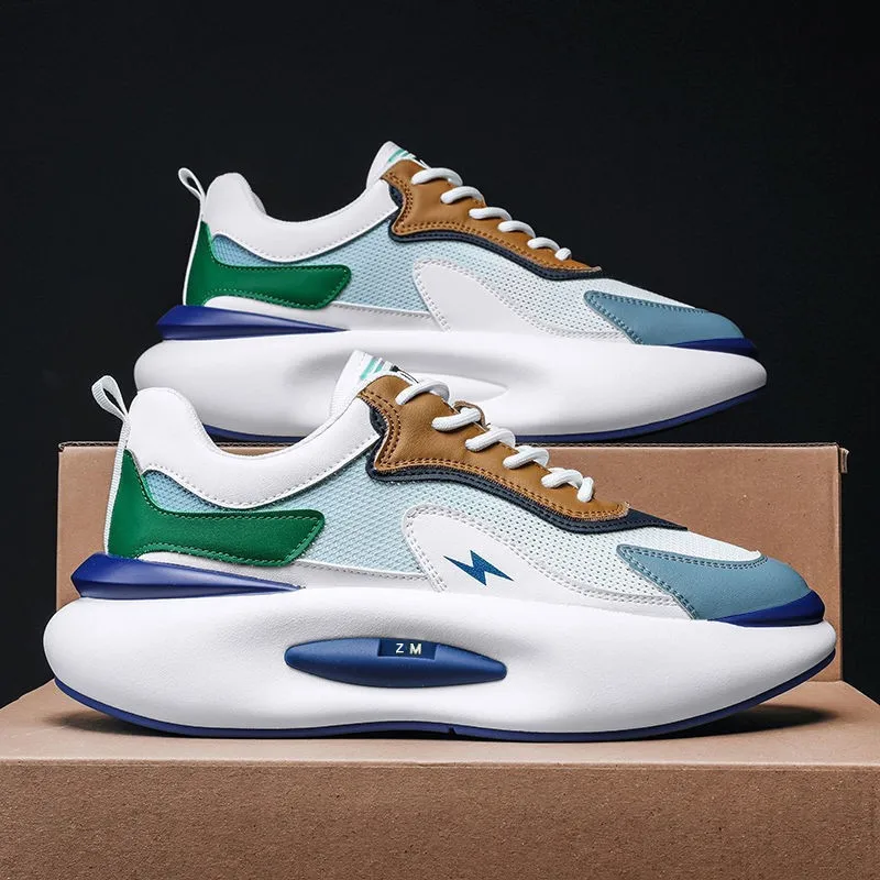 Wholesale breathable shock absorption running sneaker casual campus shoes man