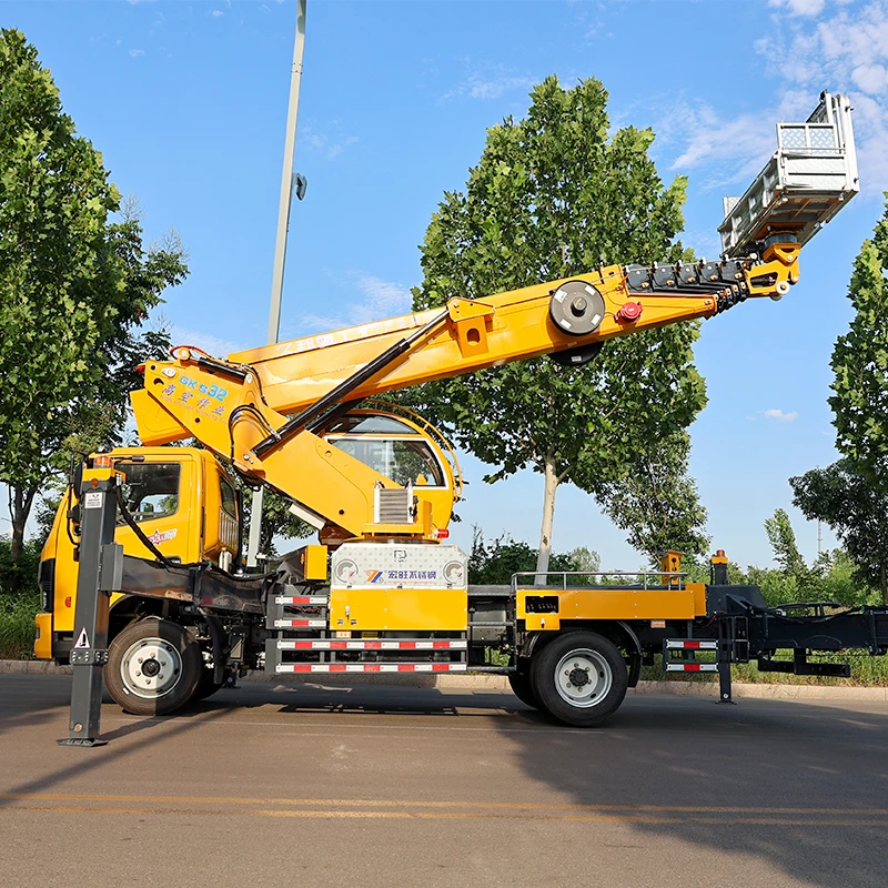 32 M Aerial Lift Truck Aerial Working Platform for Sale Truck Mounted